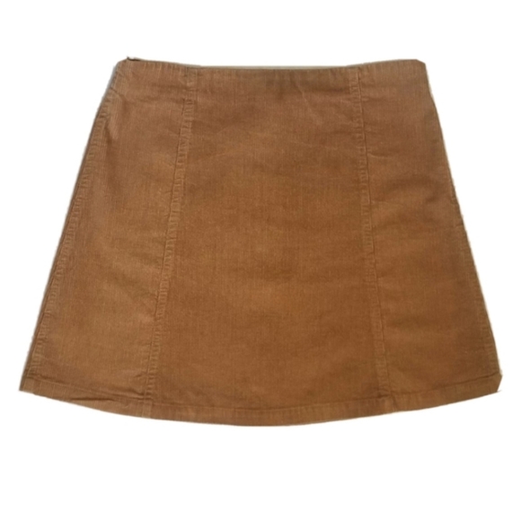 Vintage Mustard Gold Corduroy Short Skirt M/L - Picture 3 of 6